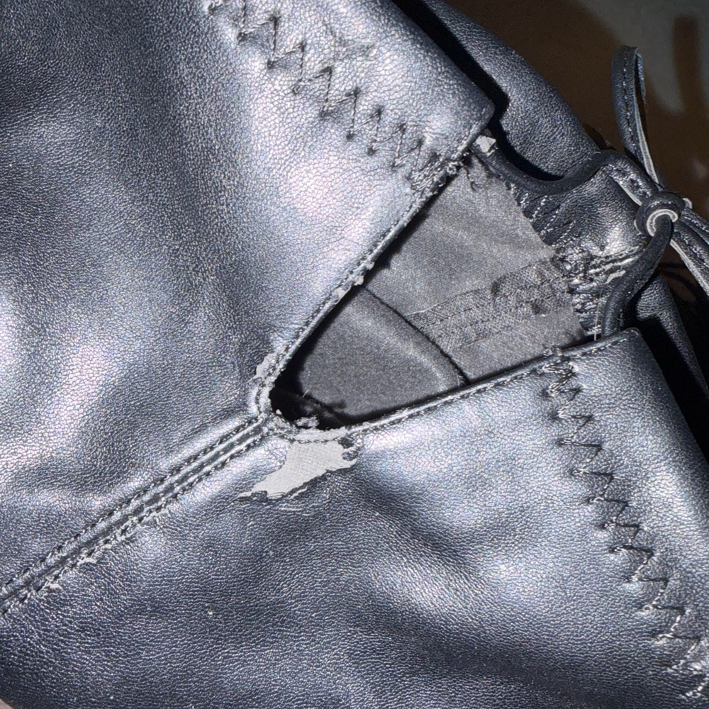FLAWED Black Thigh High Stiletto Boots FLAWED - Picture 8 of 8